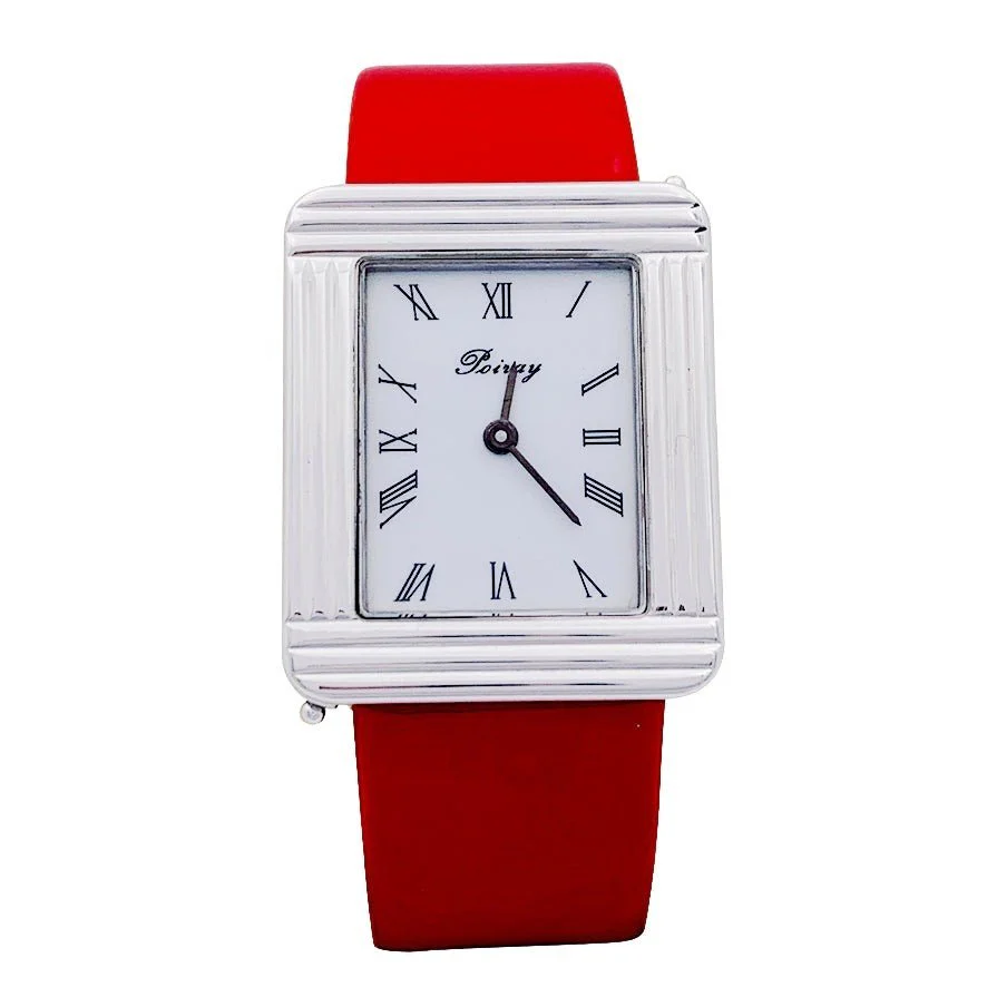 Montre Poiray, "Ma Première", acier.