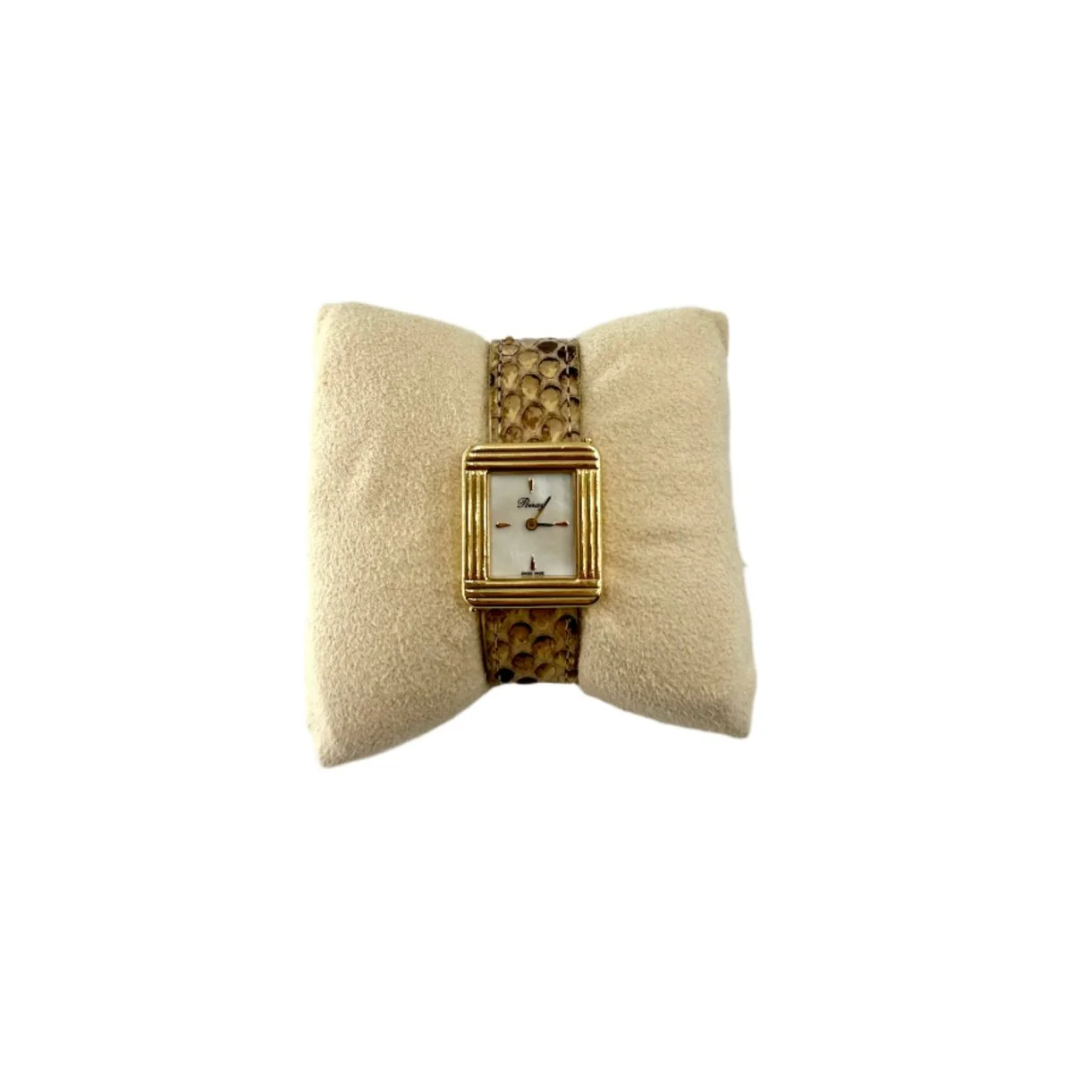 Montre POIRAY, "Ma première" en or jaune et nacre - Image 4