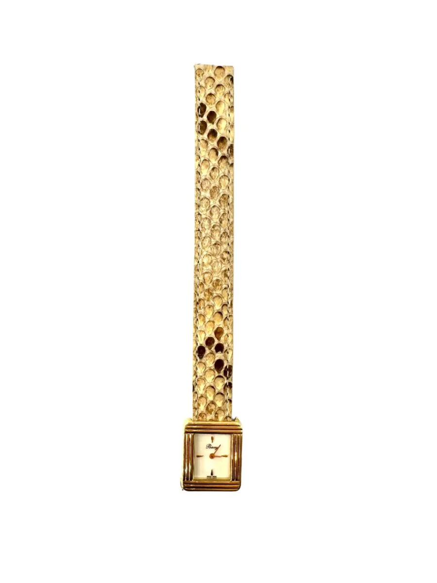 Montre POIRAY, "Ma première" en or jaune et nacre - Image 5