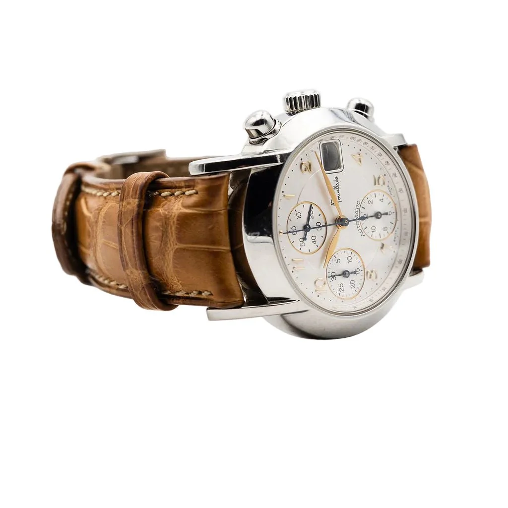 Montre POMELLATO en or jaune, acier et cuir - Image 2