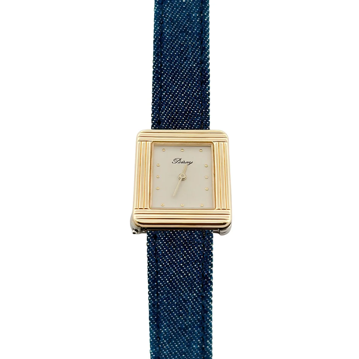 Montre Quartz POIRAY "Ma première" en or jaune et acier