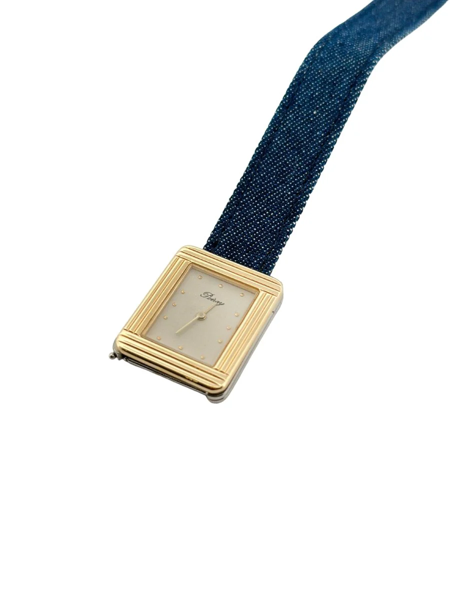 Montre Quartz POIRAY "Ma première" en or jaune et acier - Image 3
