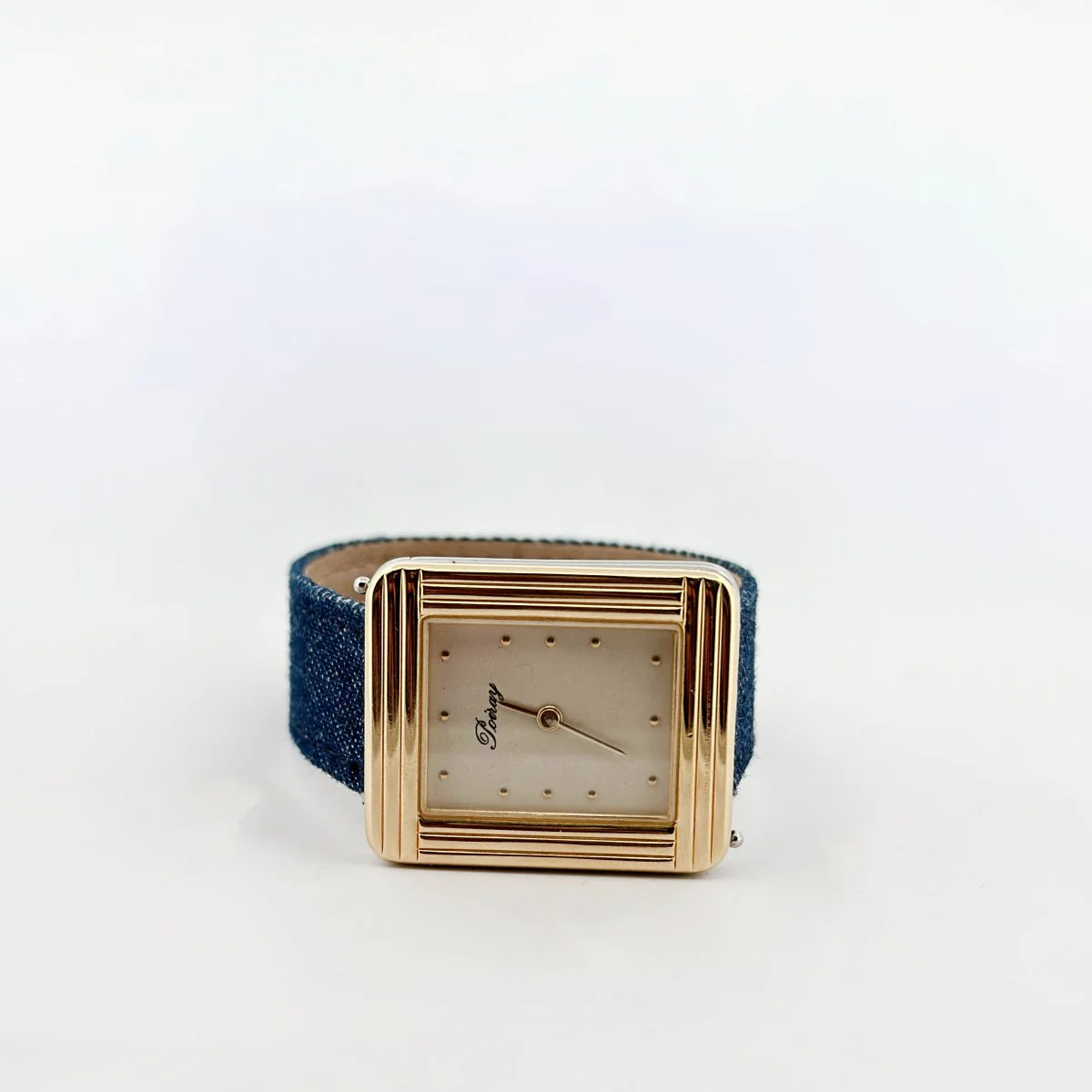 Montre Quartz POIRAY "Ma première" en or jaune et acier - Image 5