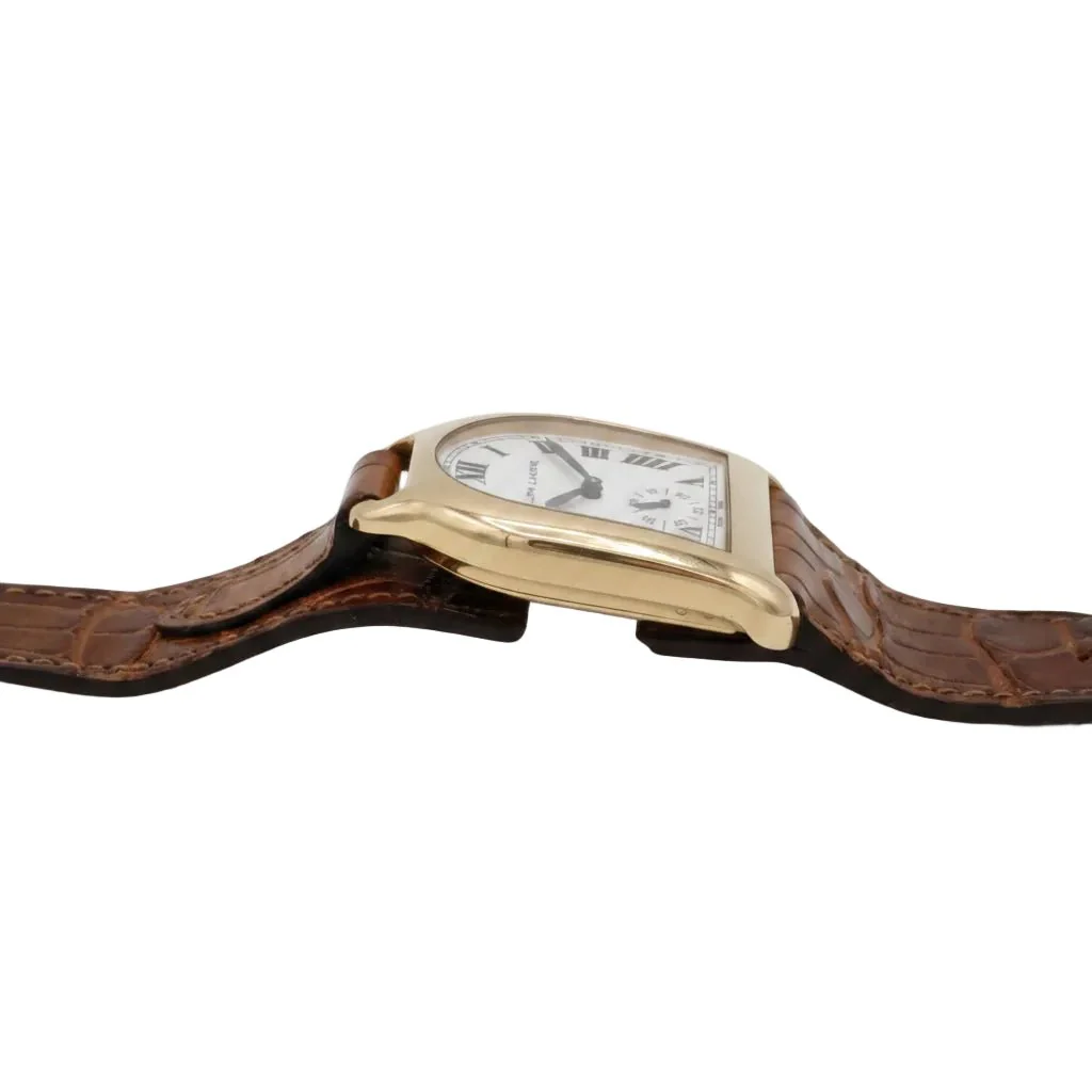 Montre RALPH LAUREN "Stirrup" MM en or rose et cuir - Image 8