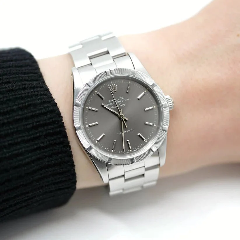 Montre ROLEX "Air King" en acier - Image 11