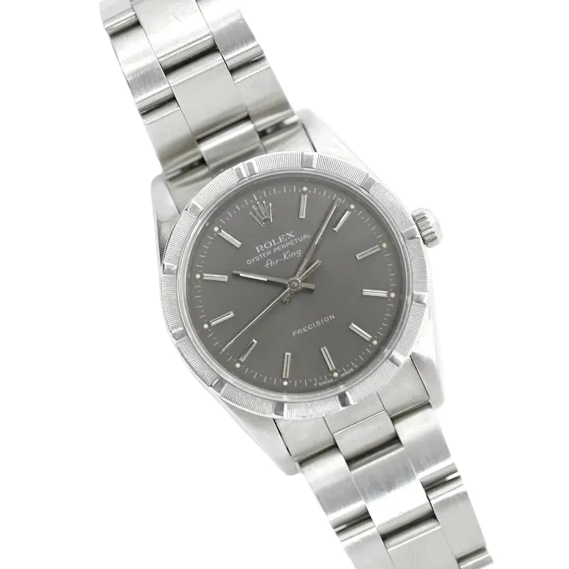 Montre ROLEX "Air King" en acier - Image 12