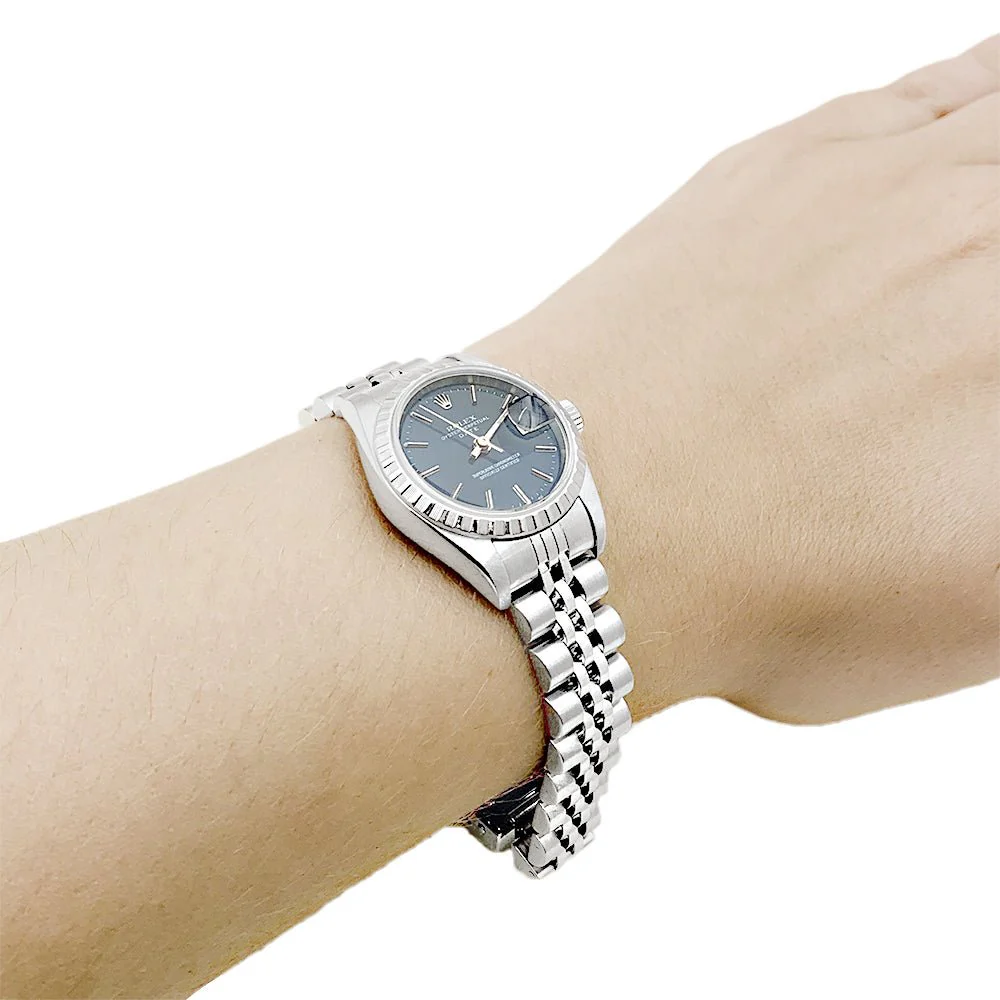 Montre ROLEX "Oyster Perpetual Date" en acier - Image 7