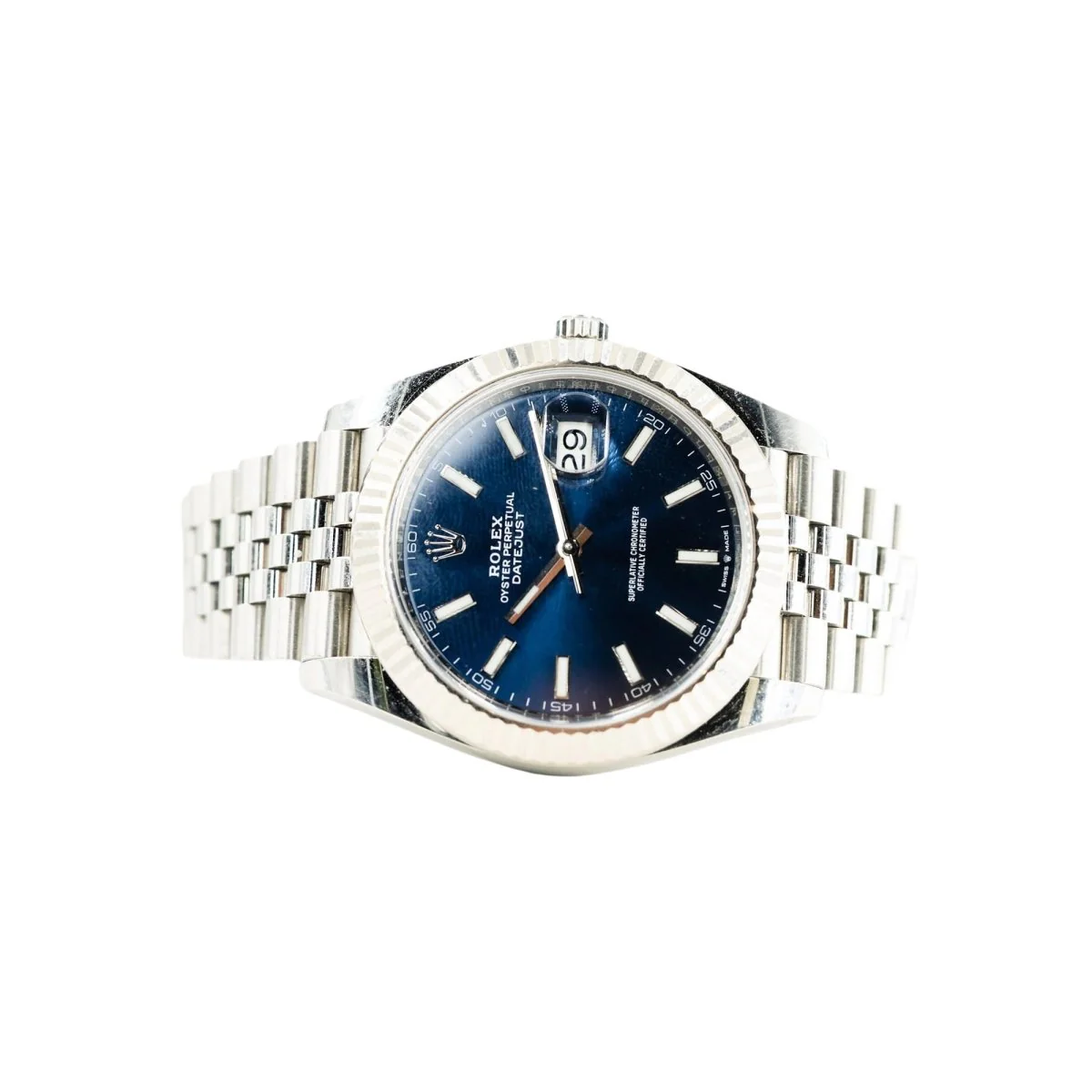 Montre ROLEX "Datejust 41" en or blanc et acier - Image 3