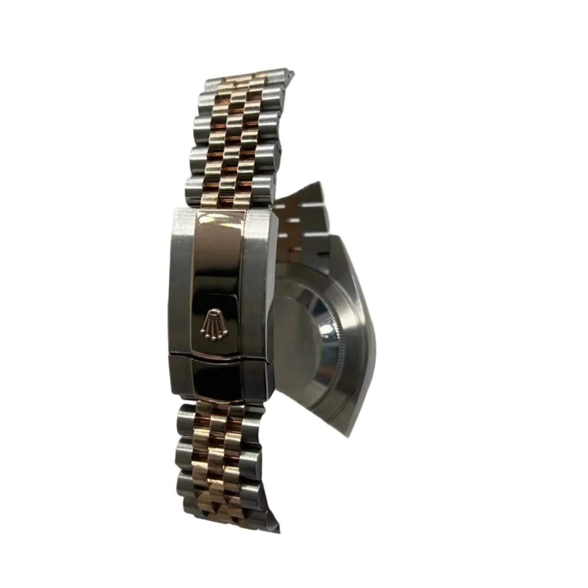 Montre ROLEX "DateJust 41" en or rose, acier et diamants - Image 5
