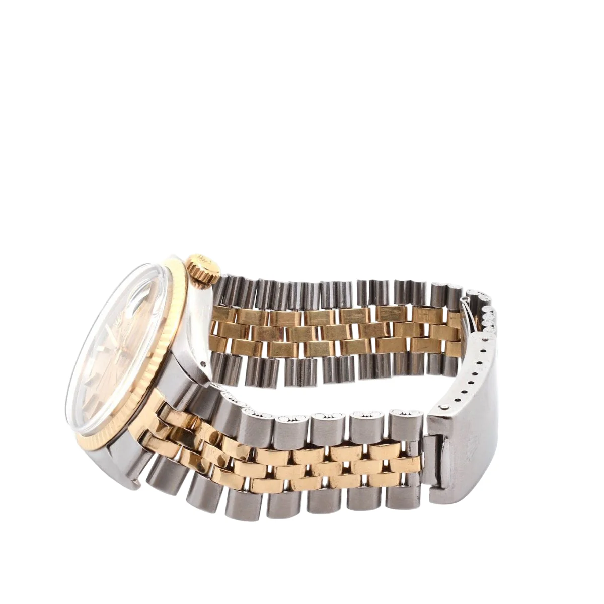 Montre ROLEX "DateJust" en or jaune et acier - Image 3