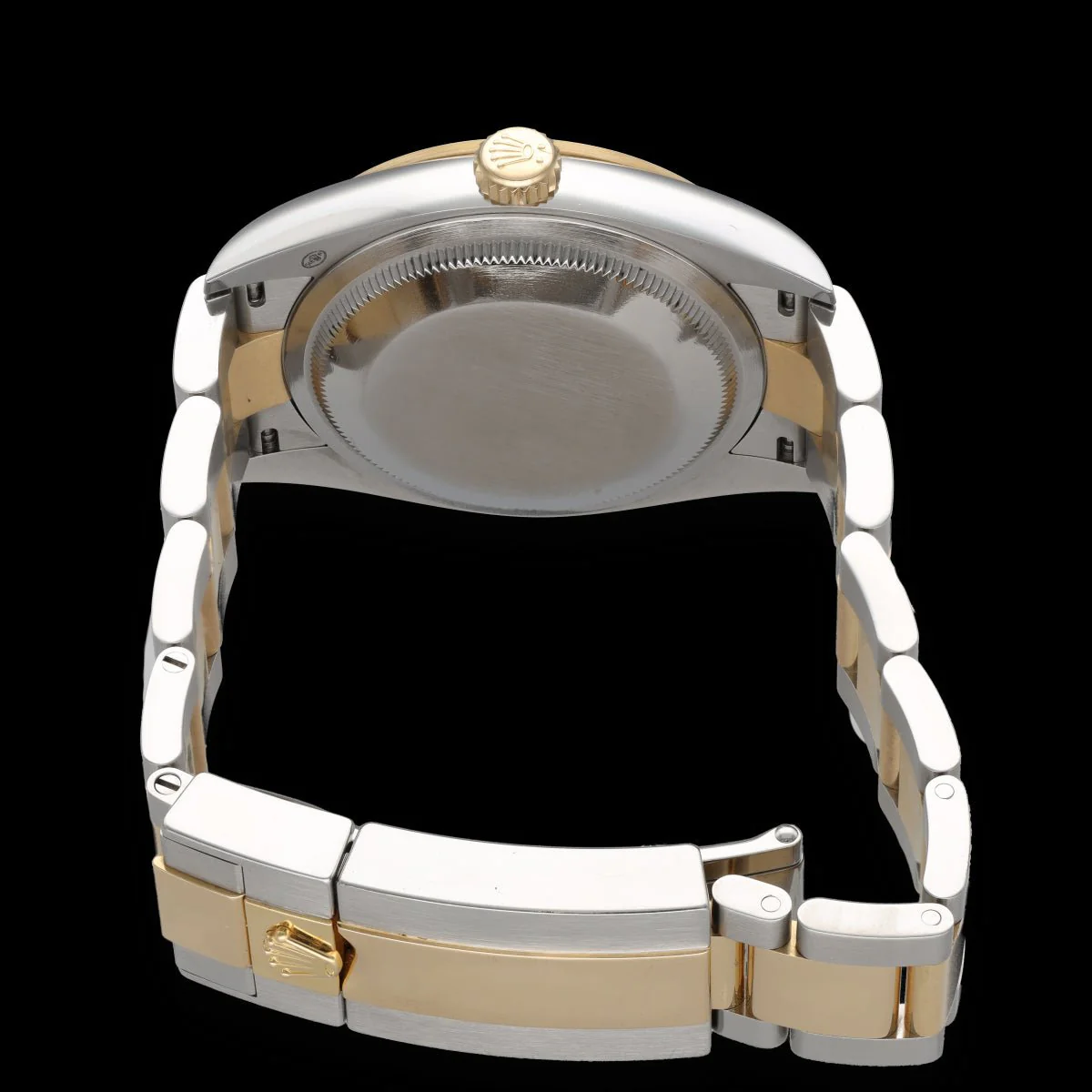 Montre Rolex "Explorer" en or jaune et acier - Image 3