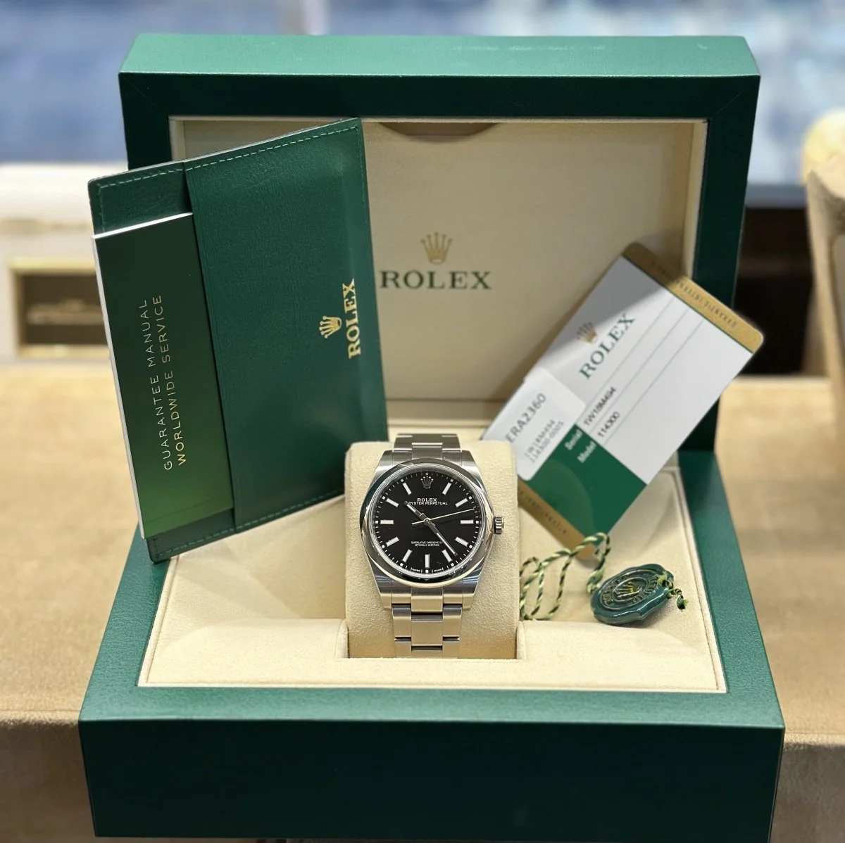 Montre ROLEX "Oyster Perpetual" en acier - Image 5