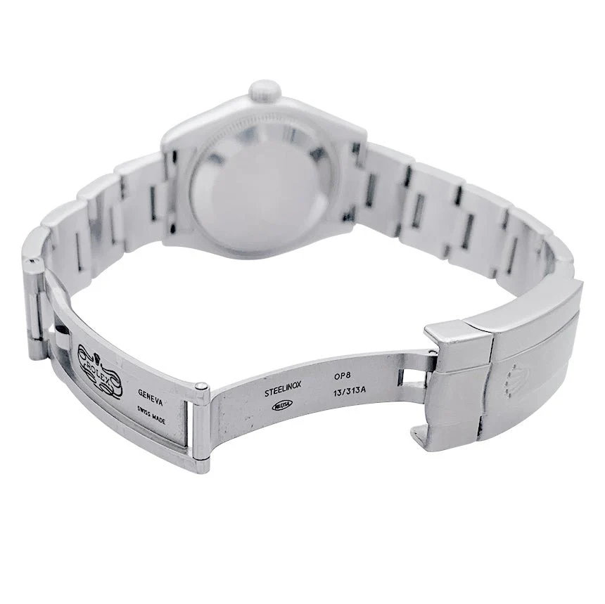 Montre Rolex,"Oyster Perpetual", acier. - Image 4