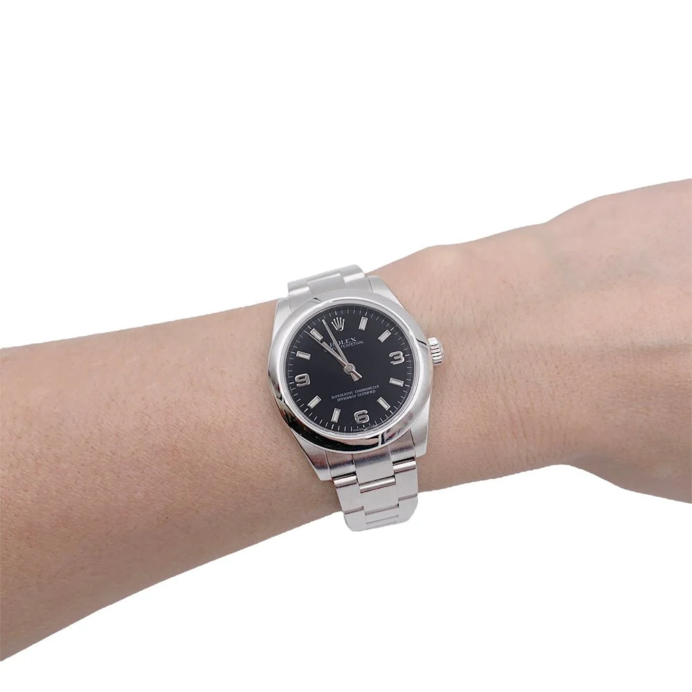Montre Rolex,"Oyster Perpetual", acier. - Image 7