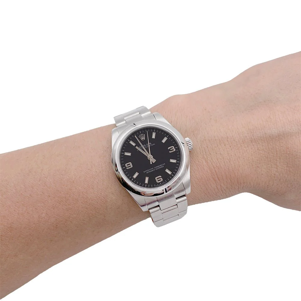 Montre Rolex,"Oyster Perpetual", acier. - Image 8