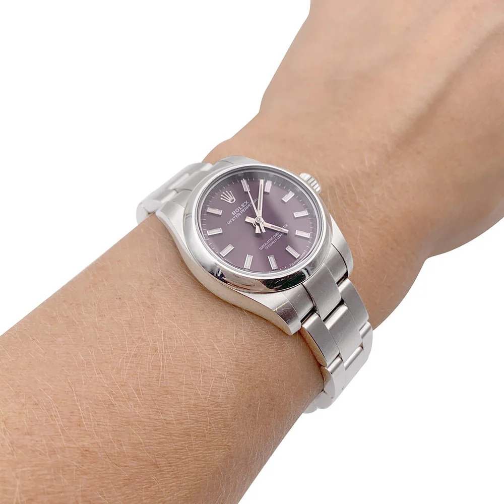 Montre Rolex,"Oyster Perpetual", en acier. - Image 3
