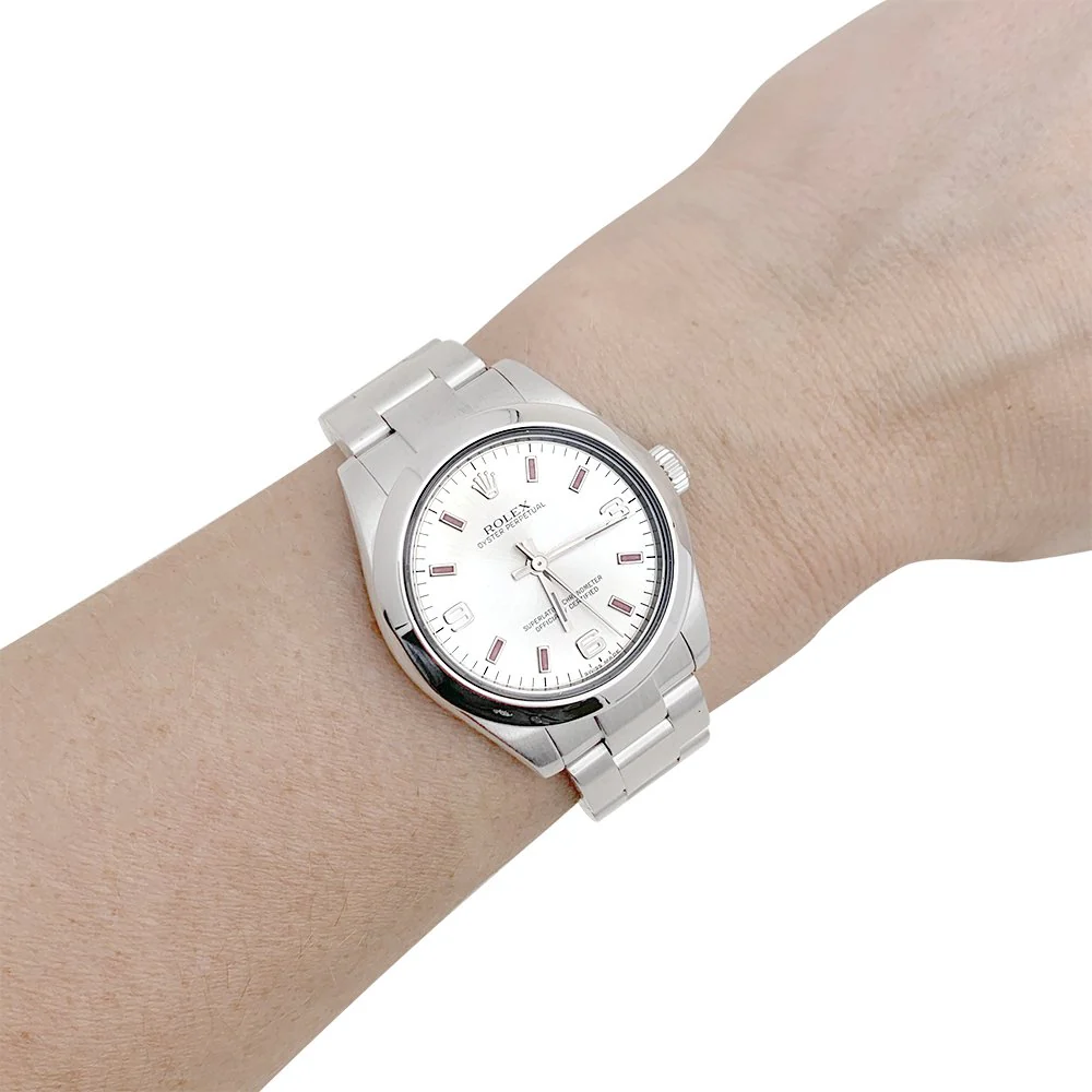 Montre Rolex, "Oyster Perpetual", acier. - Image 2