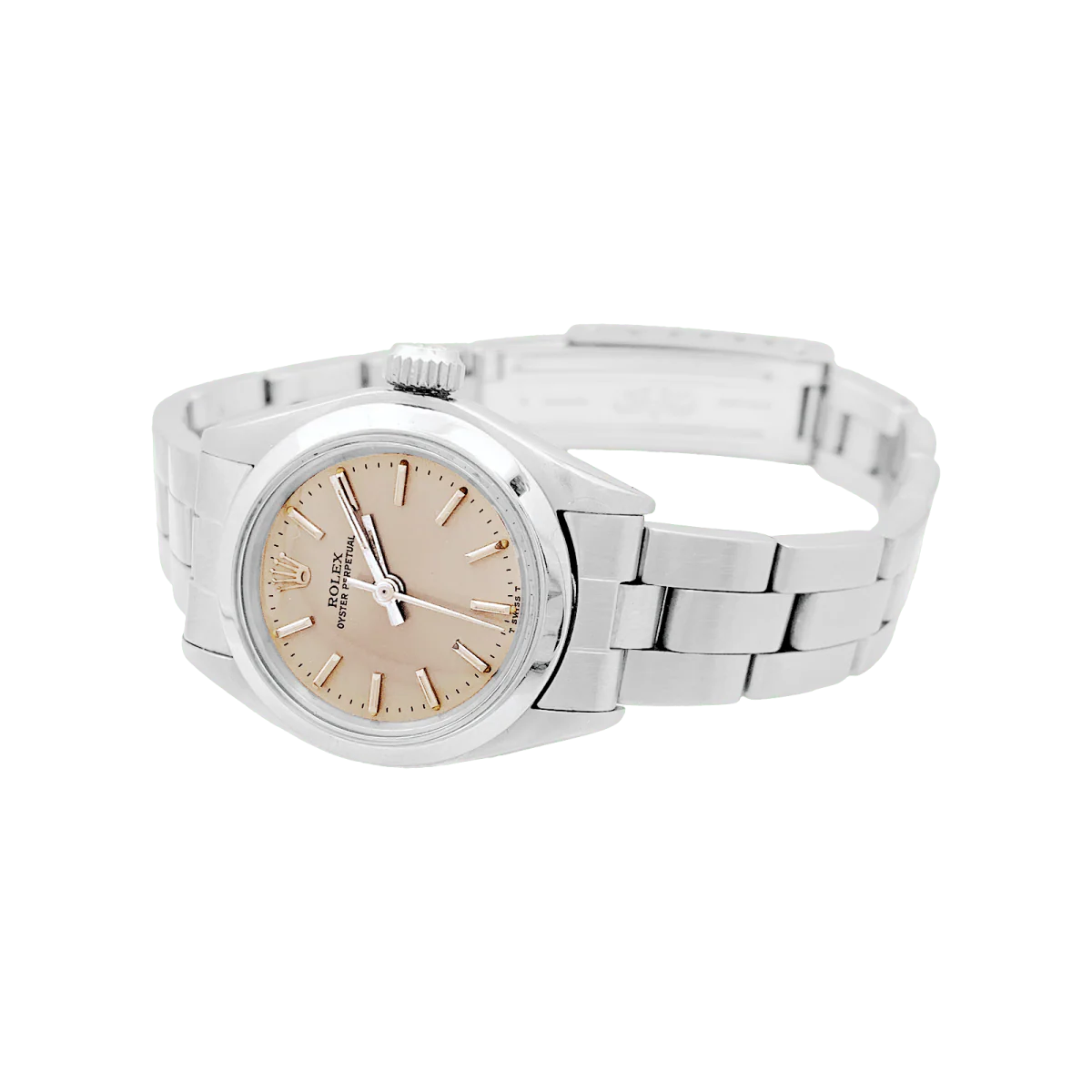 Montre ROLEX "Oyster Perpetual" en acier et argent - Image 3