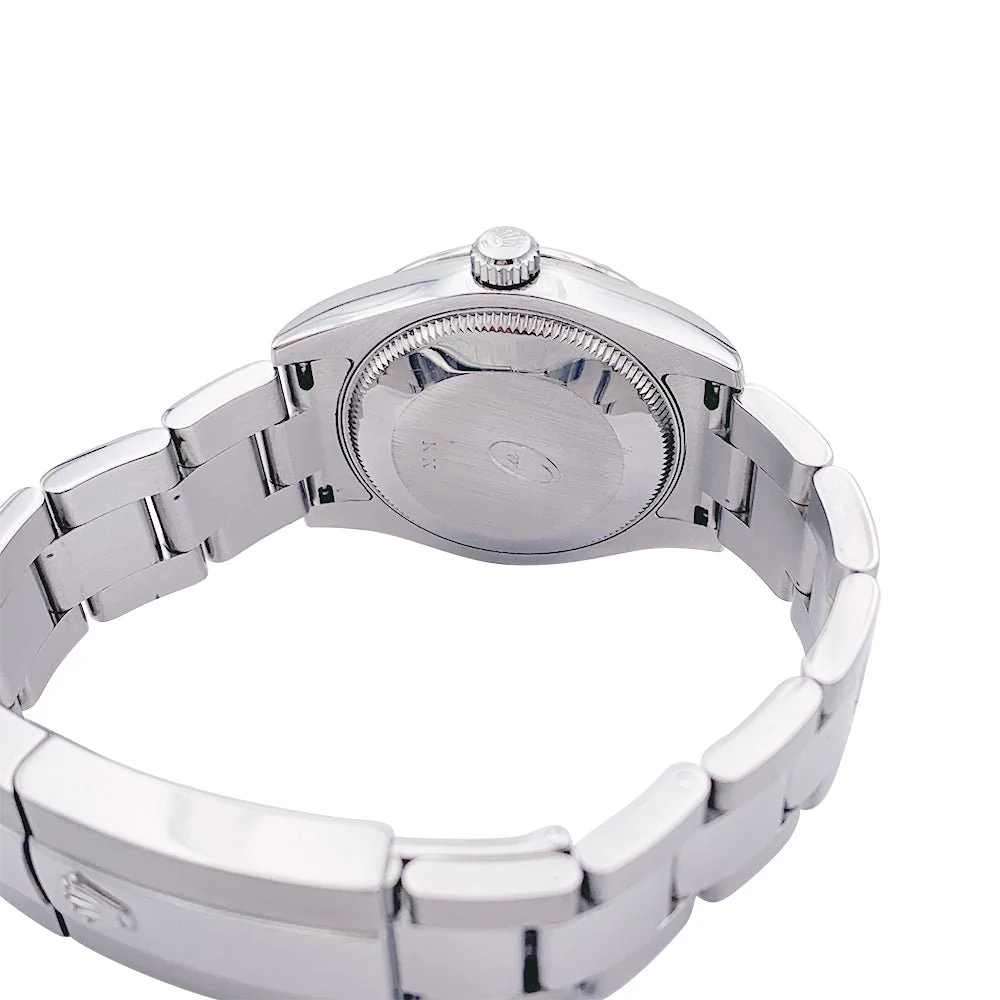 Montre ROLEX "Oyster Perpetual Datejust", acier et diamants - Image 6