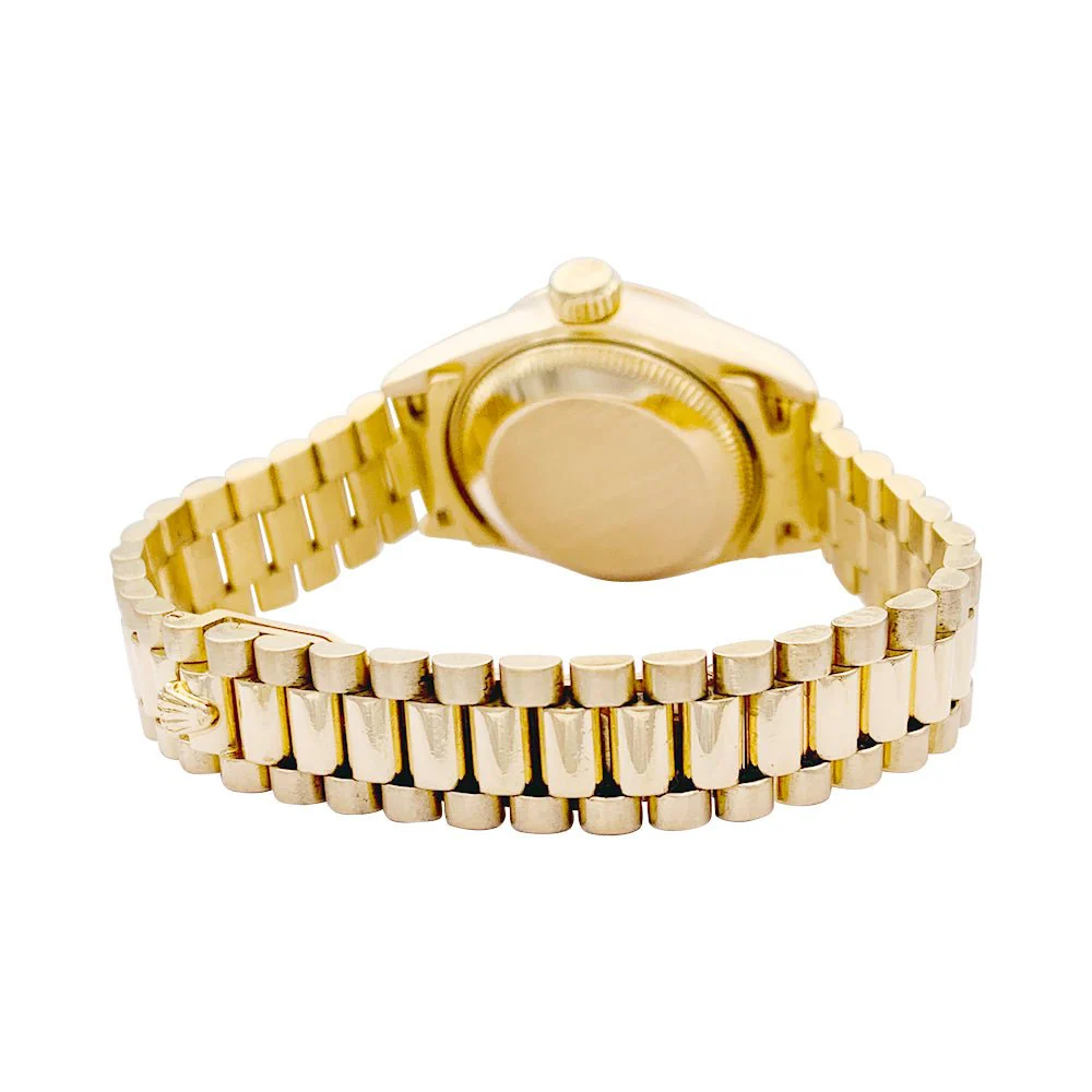 Montre Rolex "Oyster Perpetual Datejust" en or jaune. - Image 3