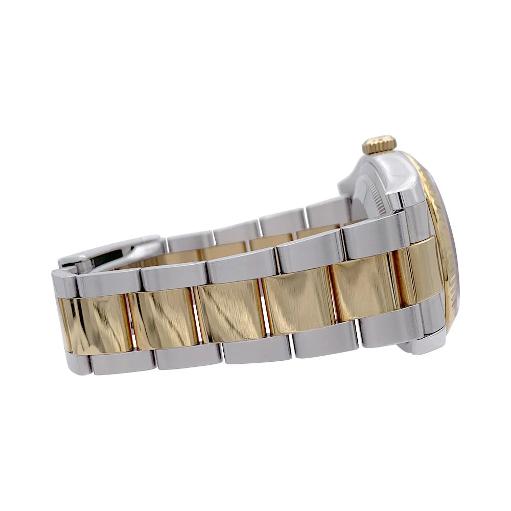 Montre ROLEX "Oyster Perpetual Datejust" en or jaune et acier. - Image 2