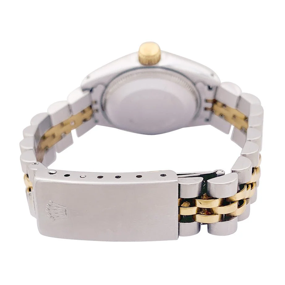 Montre Rolex, "Oyster Perpetual Datejust", or jaune et acier. - Image 4