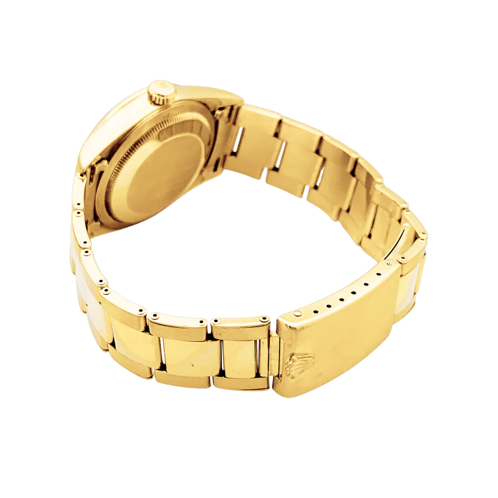 Montre ROLEX "Oyster Perpetual Date-Date" en or jaune - Image 4