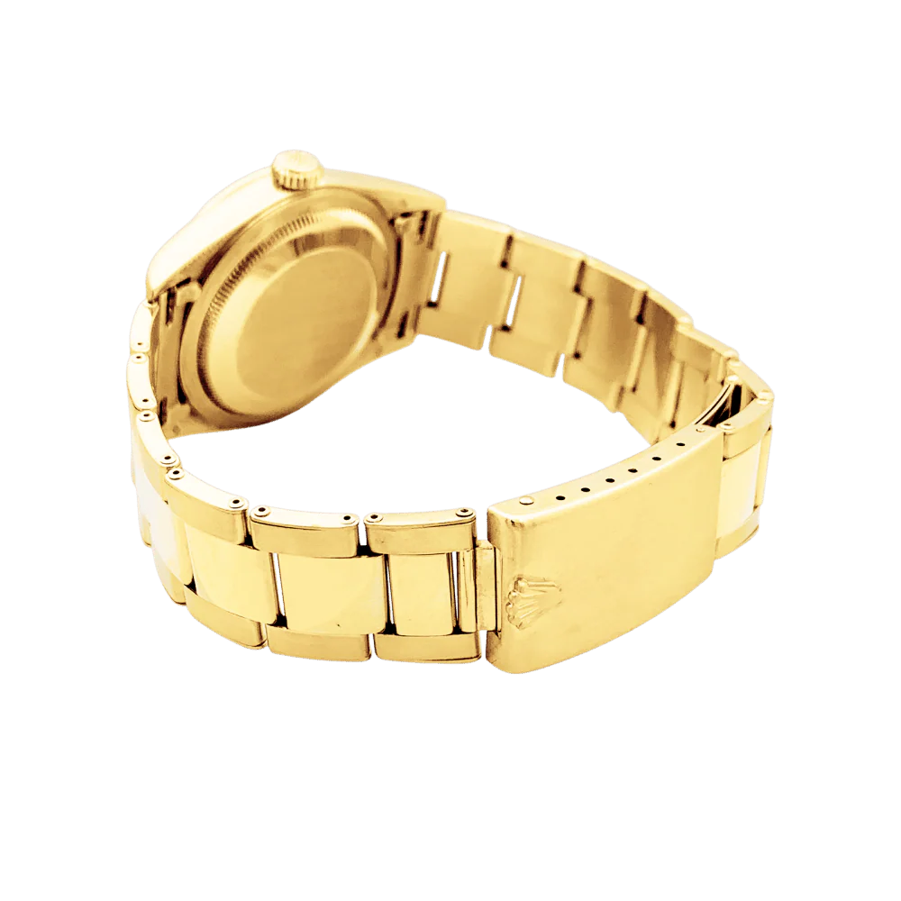 Montre ROLEX "Oyster Perpetual Date-Date" en or jaune - Image 5