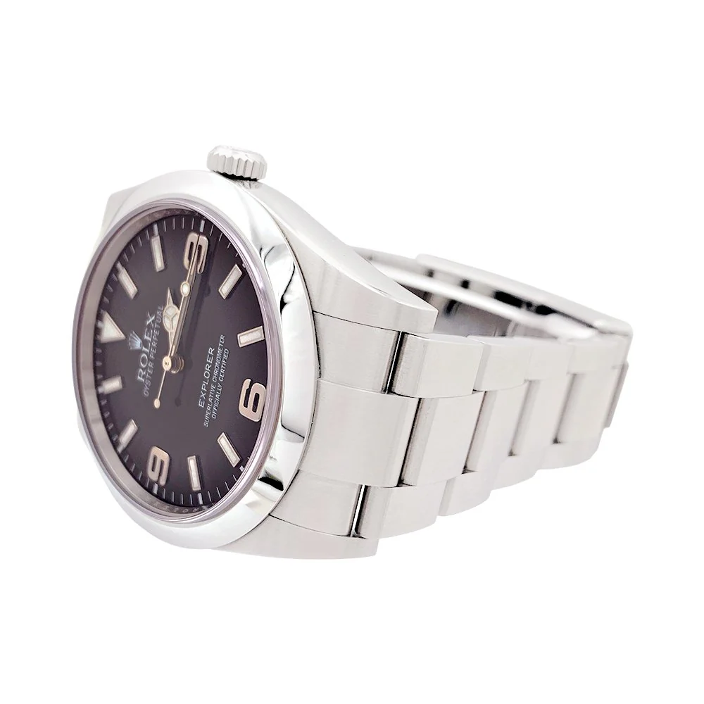 Montre ROLEX "Oyster Perpetual Explorer" en acier - Image 5