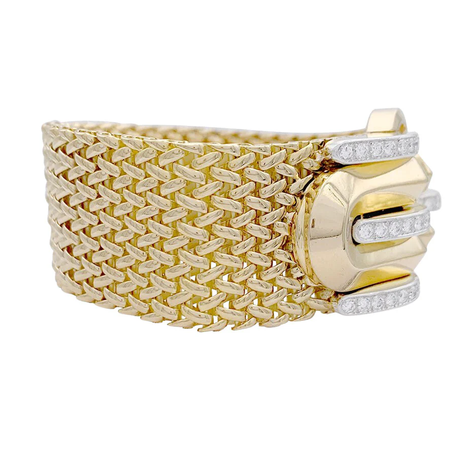 Montre secrète Jaeger Lecoultre, or jaune, diamants. - Image 2