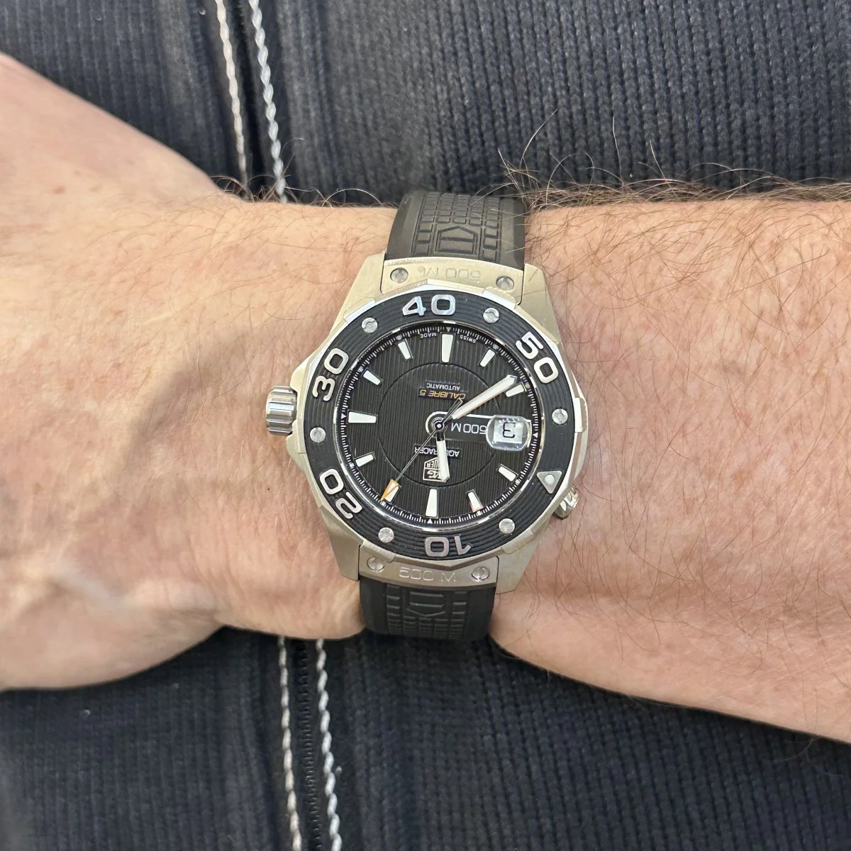 Montre TAG HEUER "Aquaracer" en acier - Image 2