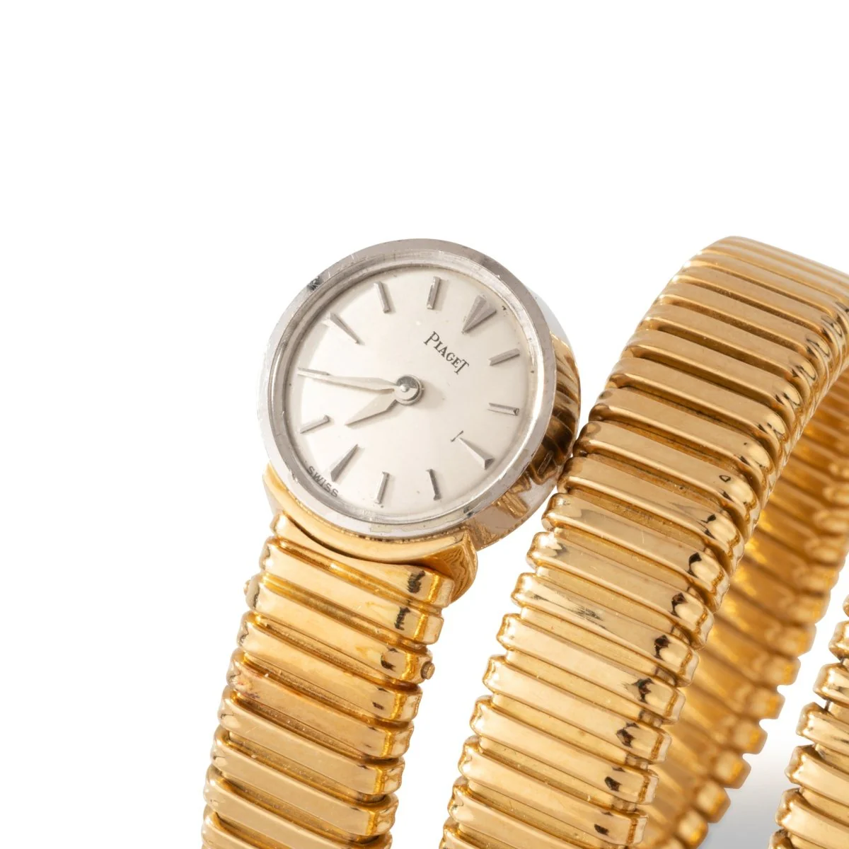 Montre Tubogas PIAGET en or jaune et or blanc - Image 3