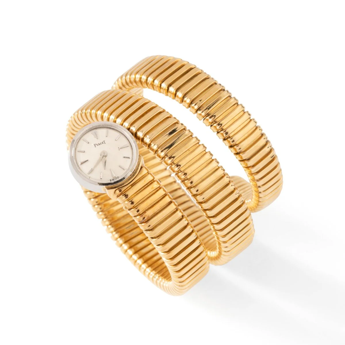Montre Tubogas PIAGET en or jaune et or blanc - Image 4