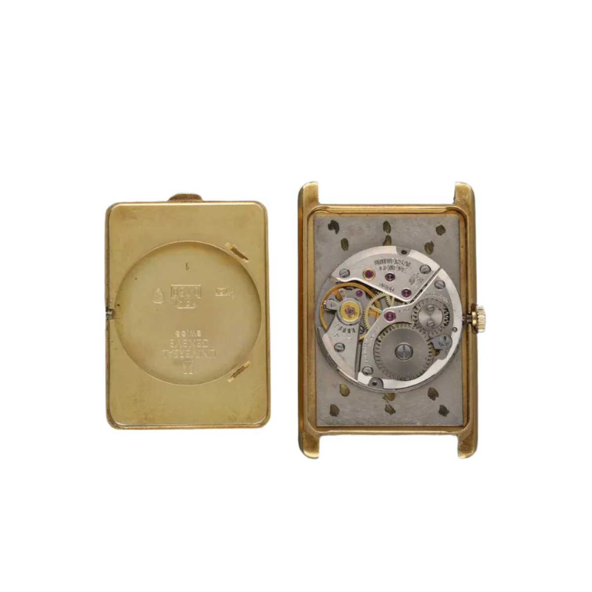 Montre UNIVERSAL GENEVE en or jaune et mécanique - Image 5
