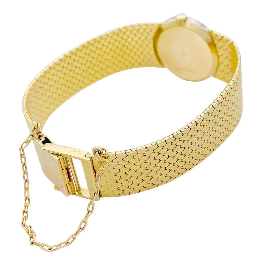 Montre VACHERON CONSTANTIN en or jaune, or blanc et diamants - Image 3