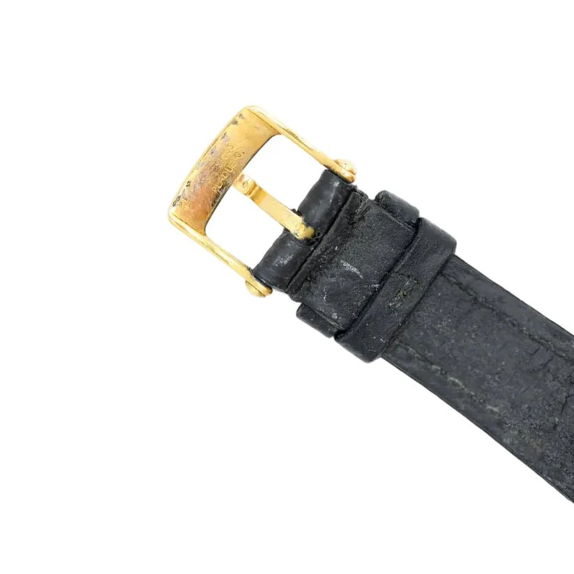 Montre VAN CLEEF & ARPELS "PA 49" en or jaune, acier et cuir - Image 17