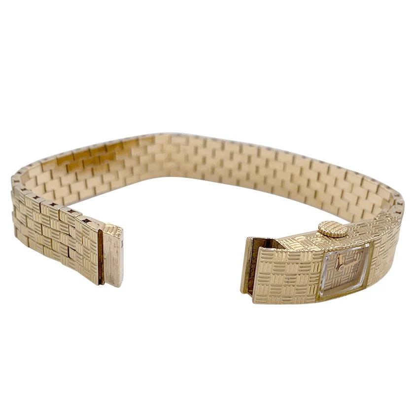 Montre vintage Boucheron or jaune - Image 3