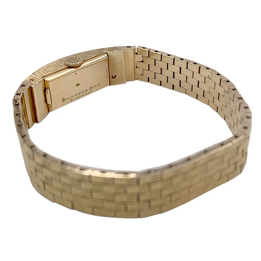 Montre vintage Boucheron or jaune - Image 5