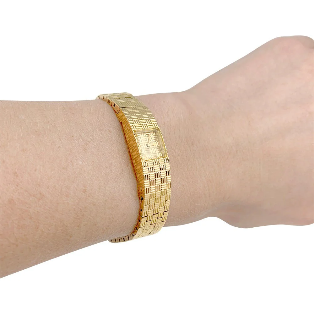 Montre vintage Boucheron or jaune - Image 9