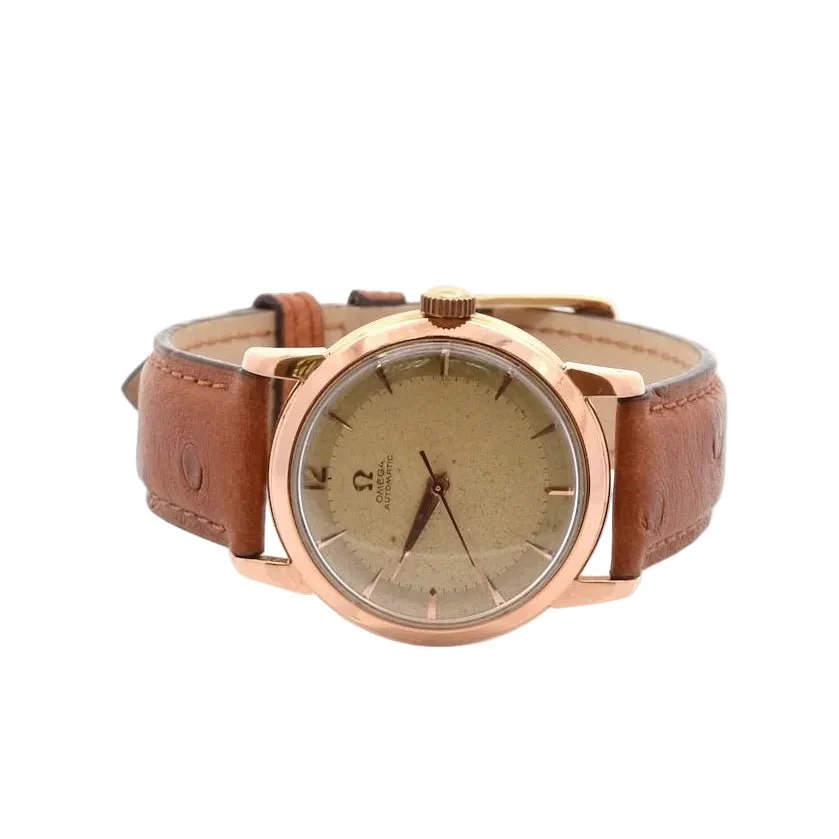 Montre OMEGA "Cal.501" en or jaune et cuir - Image 2