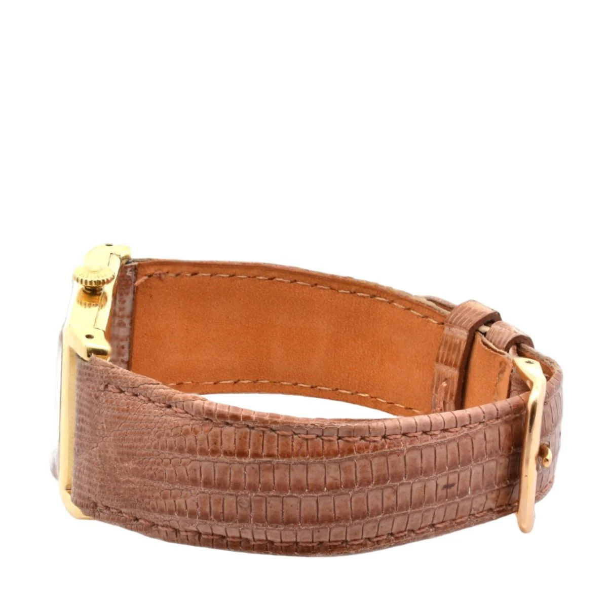 Montre PATEK PHILIPPE "Trust Joyero" en or jaune et cuir - Image 3