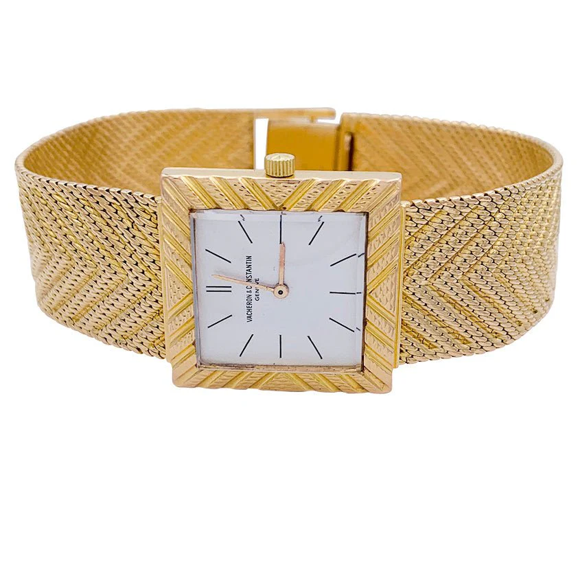 Montre vintage Vacheron Constantin, or jaune. - Image 3