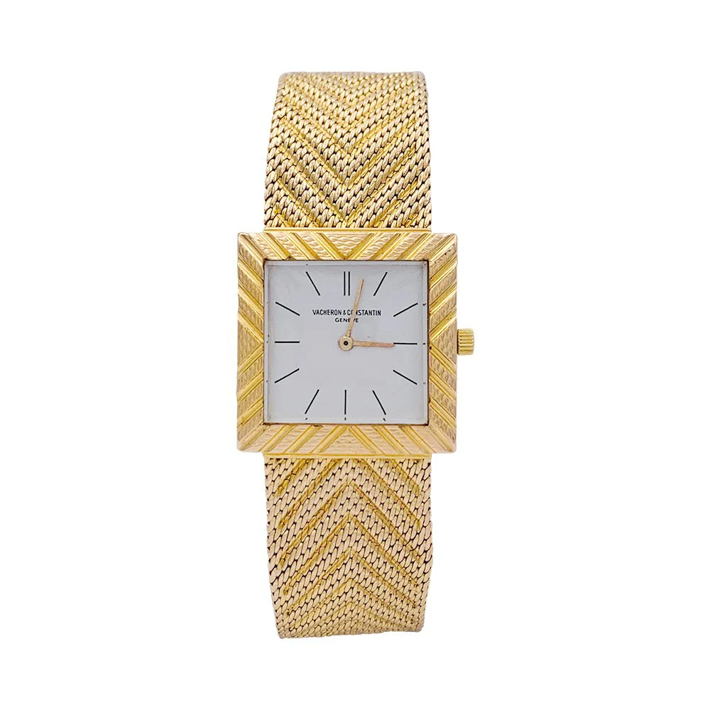 Montre vintage Vacheron Constantin, or jaune. - Image 9