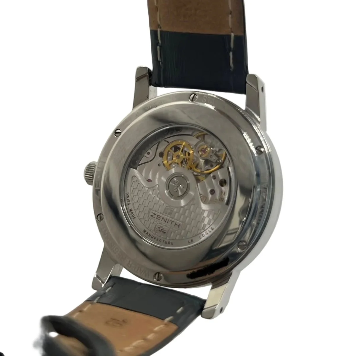 Montre ZENITH "Port Royal" en acier et cuir - Image 18