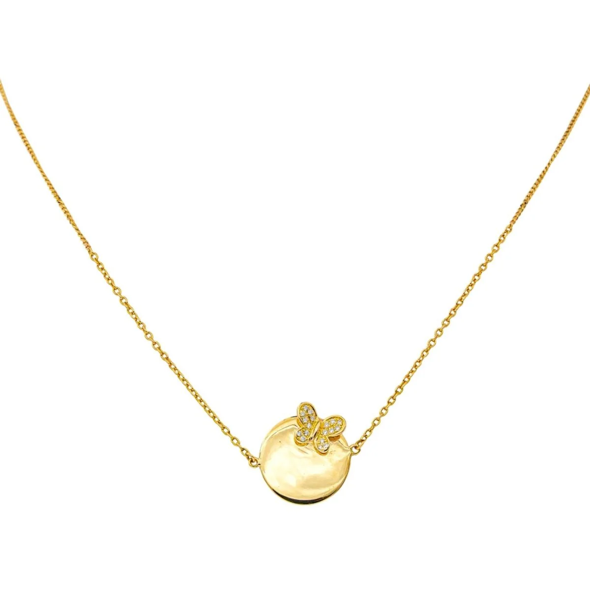 Collier Maille MORGANNE BELLO "Darli" en or jaune et diamants