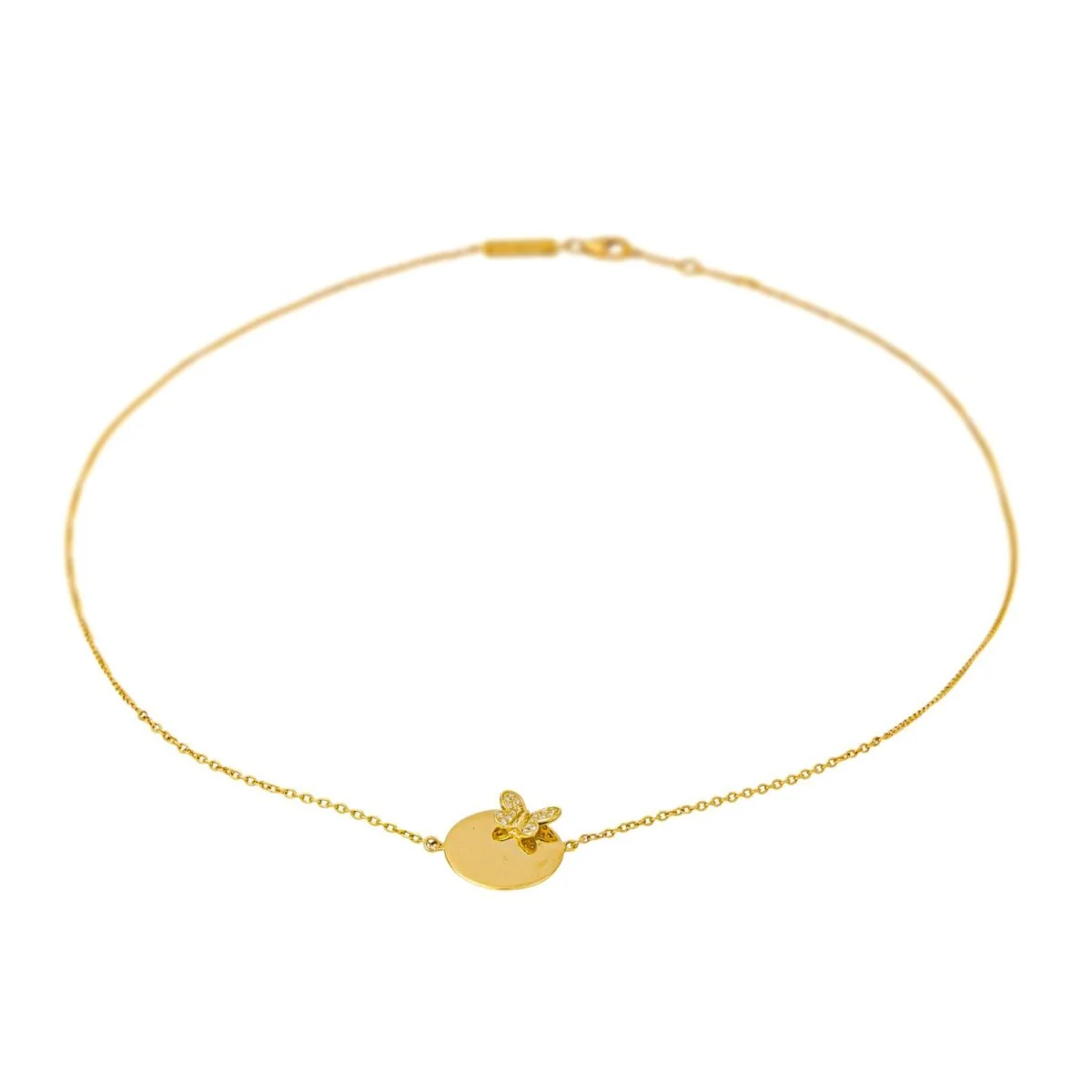 Collier Maille MORGANNE BELLO "Darli" en or jaune et diamants - Image 3