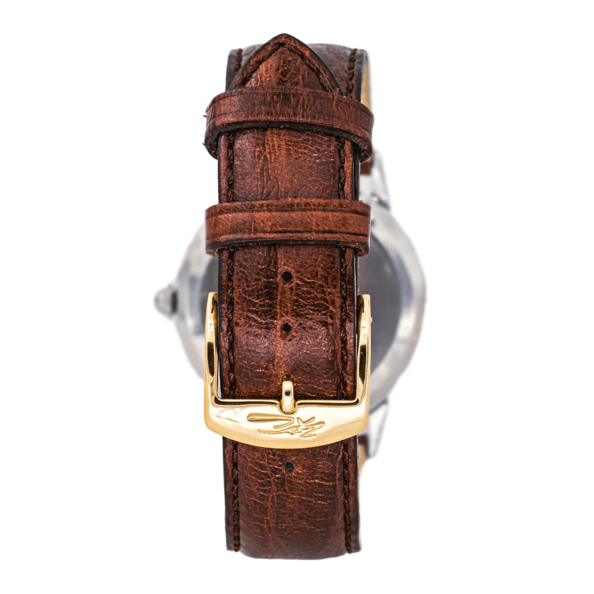 Montre MOVADO en acier et cuir - Image 4