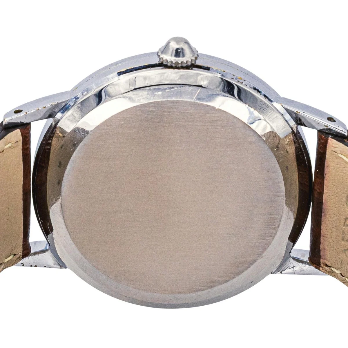 Montre MOVADO en acier et cuir - Image 6