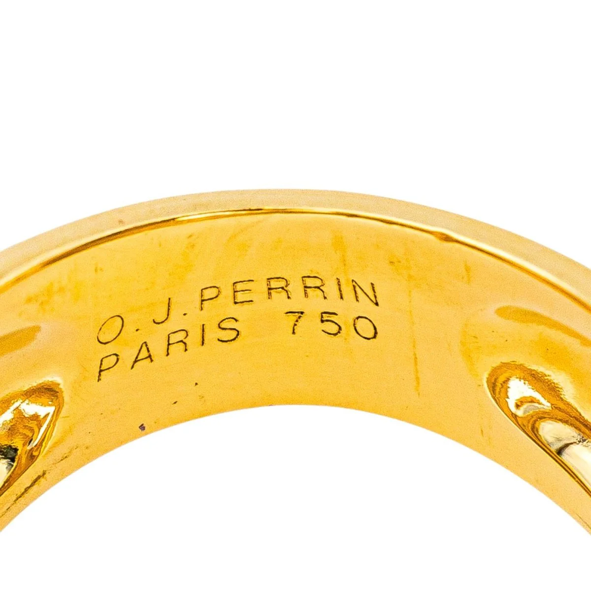 Bague O.J. PERRIN "Cœur Légende" en or jaune - Image 6