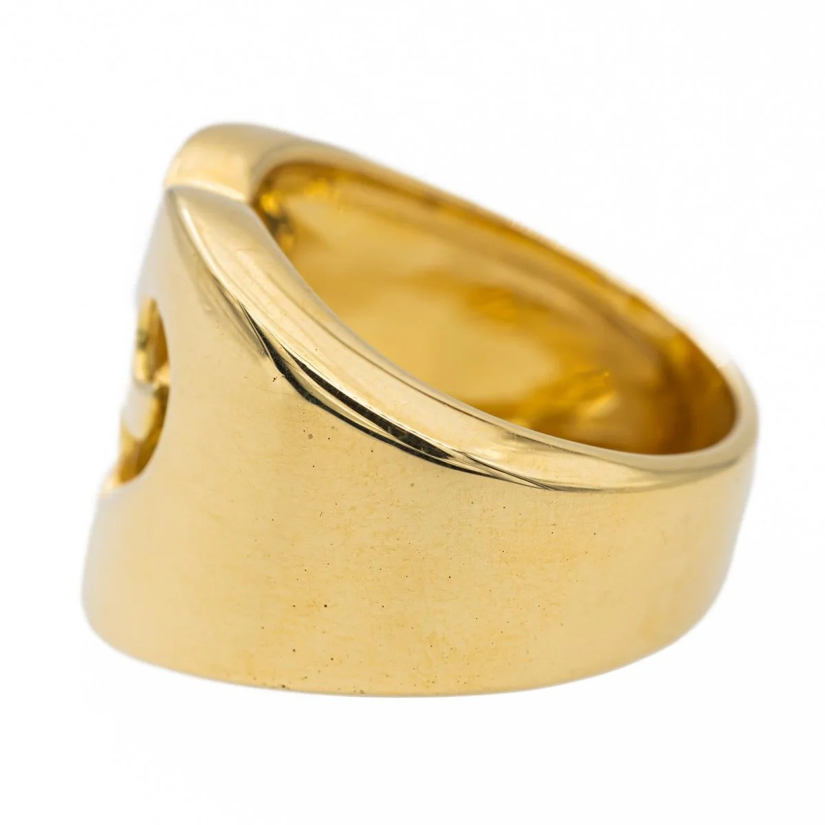 Bague Cocktail O.J. Perrin "Cœur légende" en Or jaune - Image 4